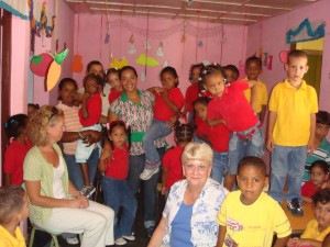 children in the pre-school funded by the CFF in the D.R.