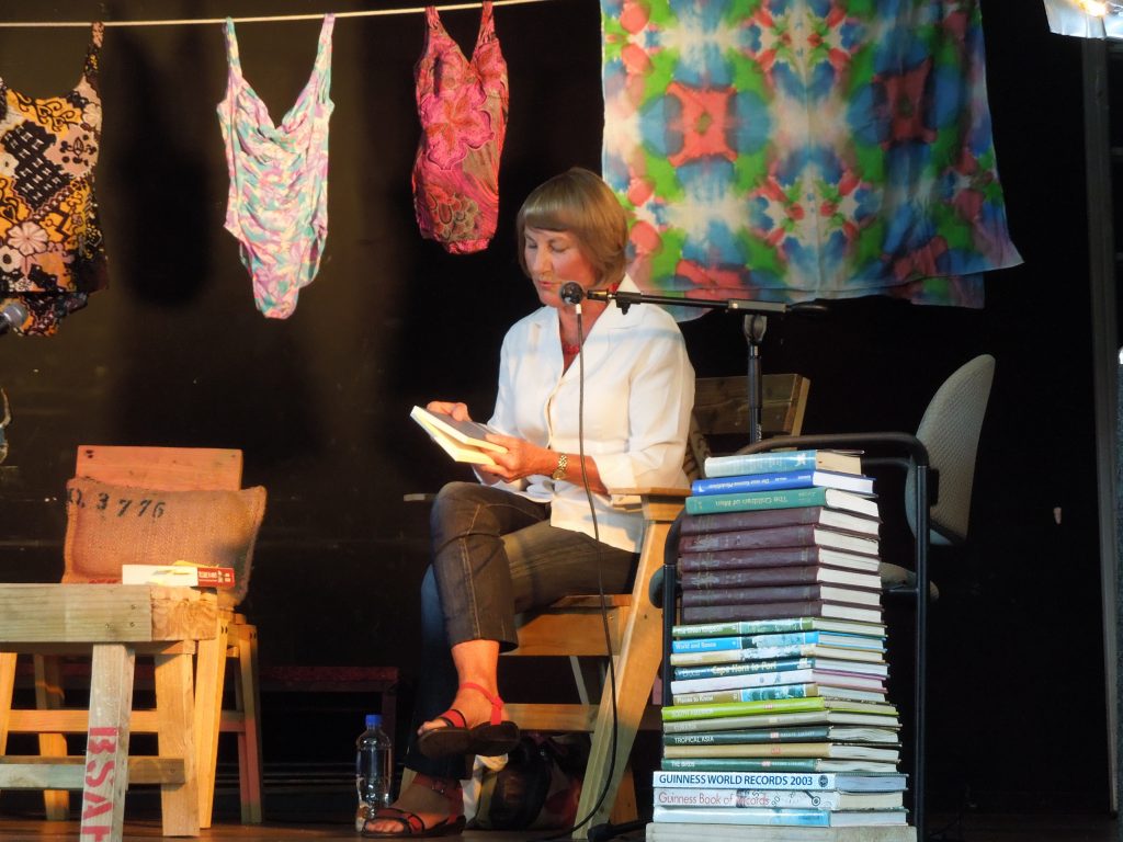 Jenni at Waiheke Writers Festival, NZ, Nov 2015