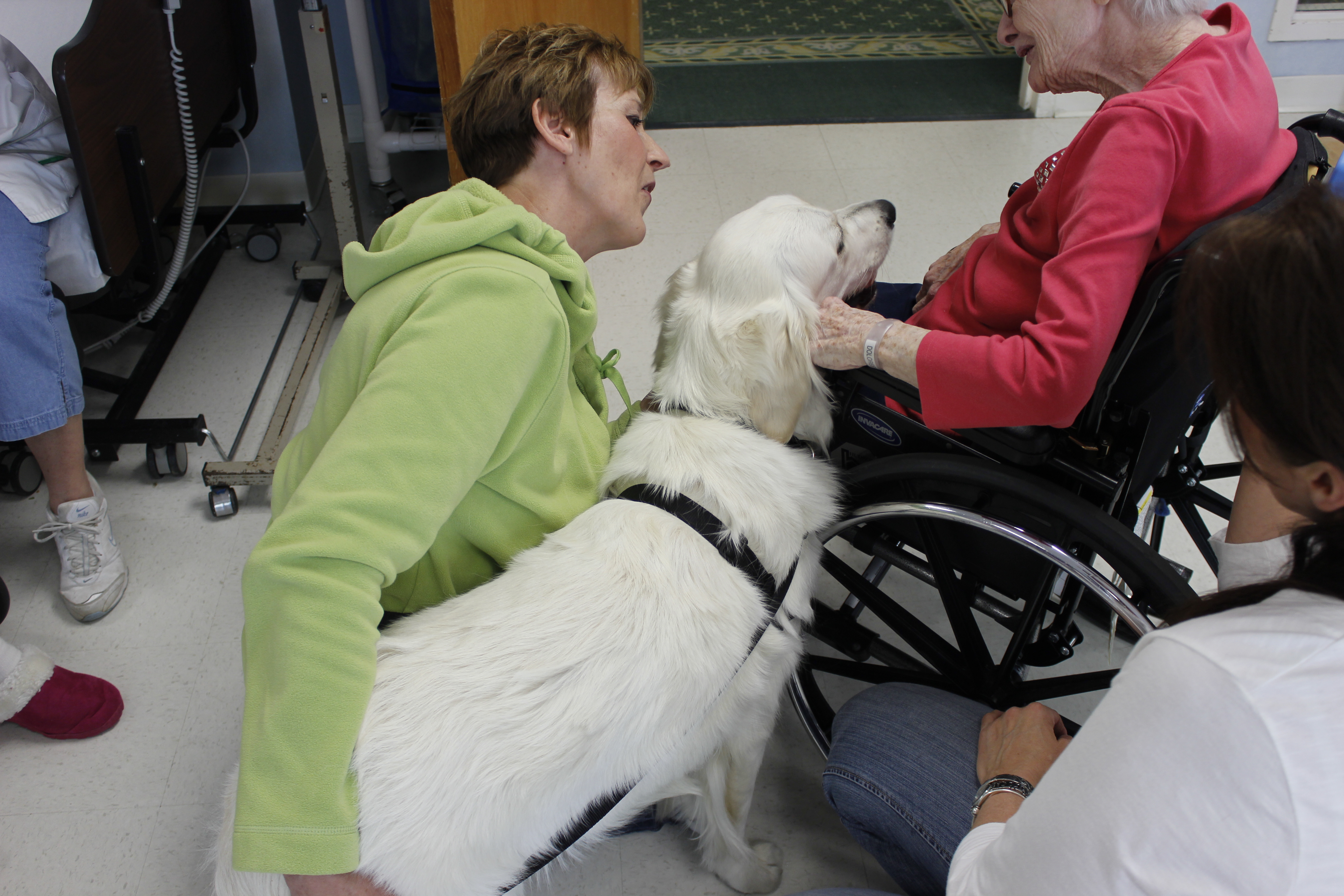 Newly trained teams having their on-site evaluations