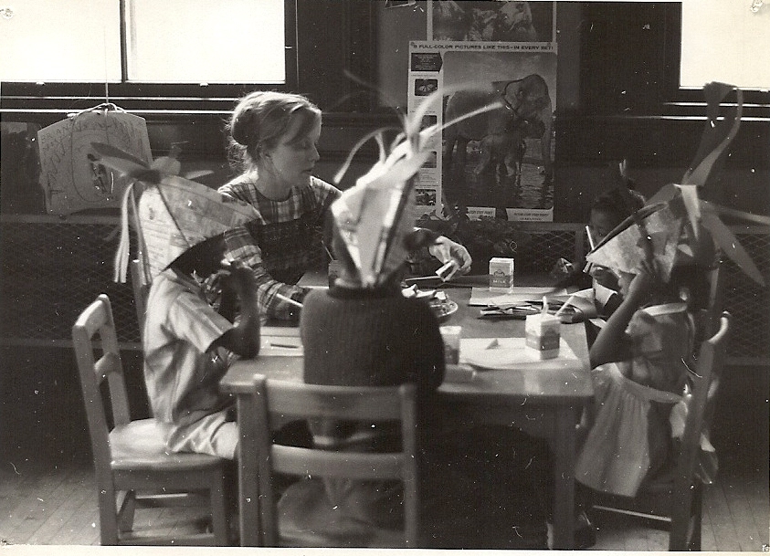 Age 27, teaching my first year of Headstart at the Homestead School in Roxbury, Mass